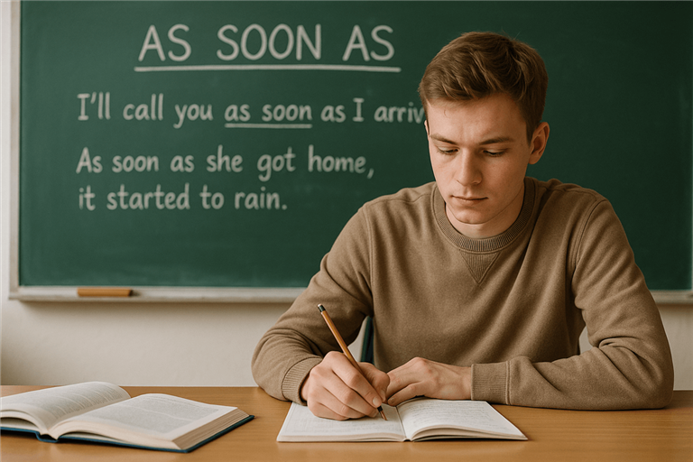 As Soon As Kullanımı: İngilizce Zaman Bağlaçları Rehberi.