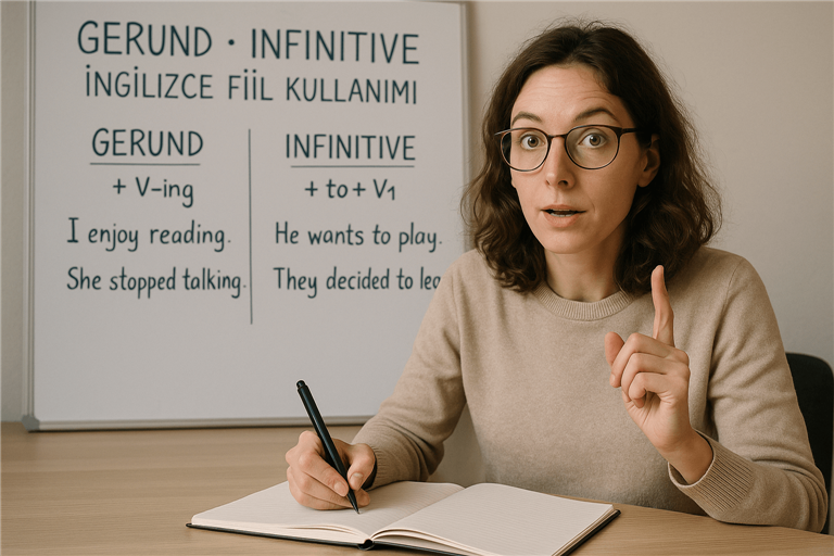 Gerund Infinitive Konu Anlatımı: İngilizce Fiil Kullanımı.